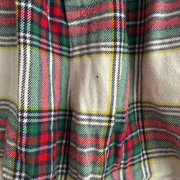 Aerie Shorts Size L White Multi-color Plaid - Picture 3 of 10